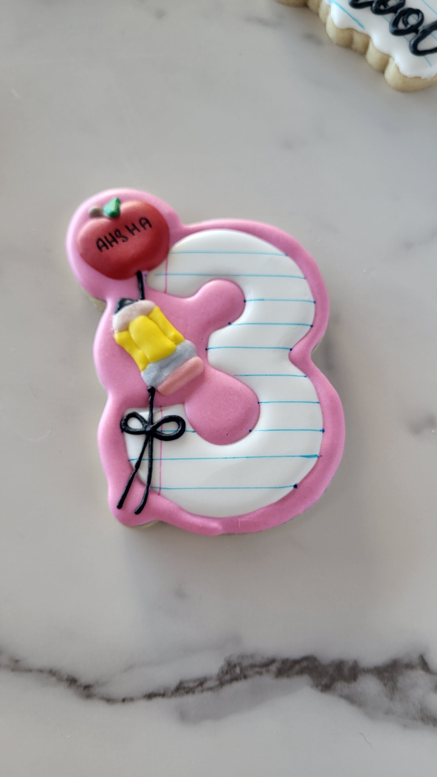 Number Cutter with Balloons