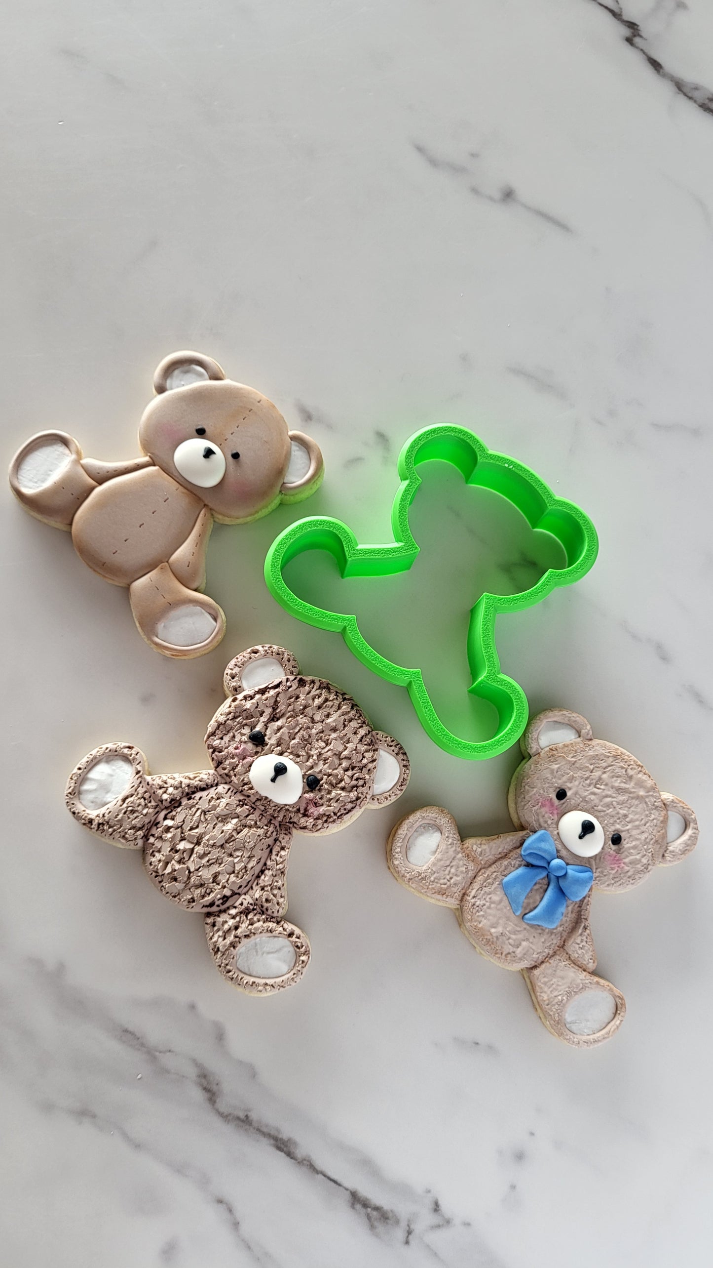 Sitting Teddy Bear Cookie Cutter