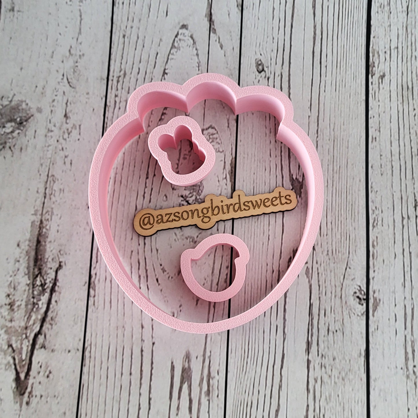 Tic Tac Toe Carrot Cookie Cutter with mini cutters and stencil