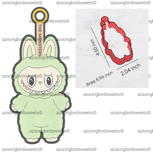 Monster Plush Standing Cookie Cutter